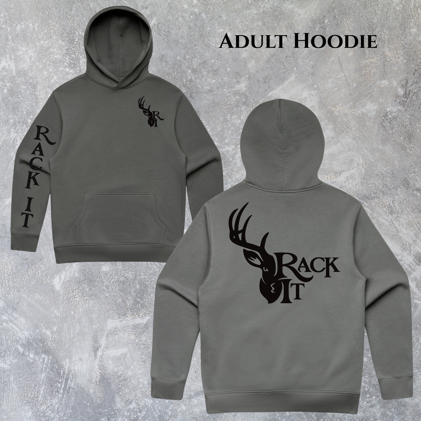 Rack It Hoodie - Grey
