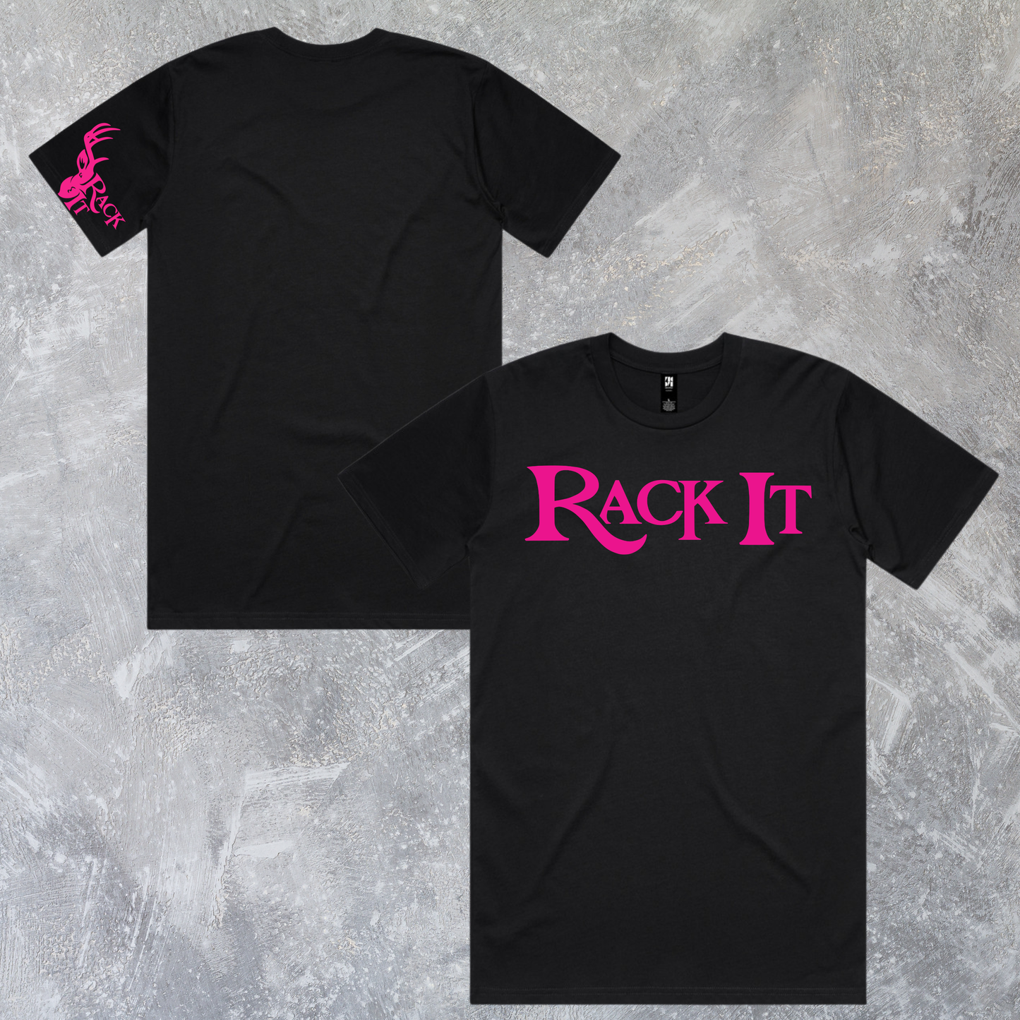 Classic Tee Rack It Midnight Black/Pink