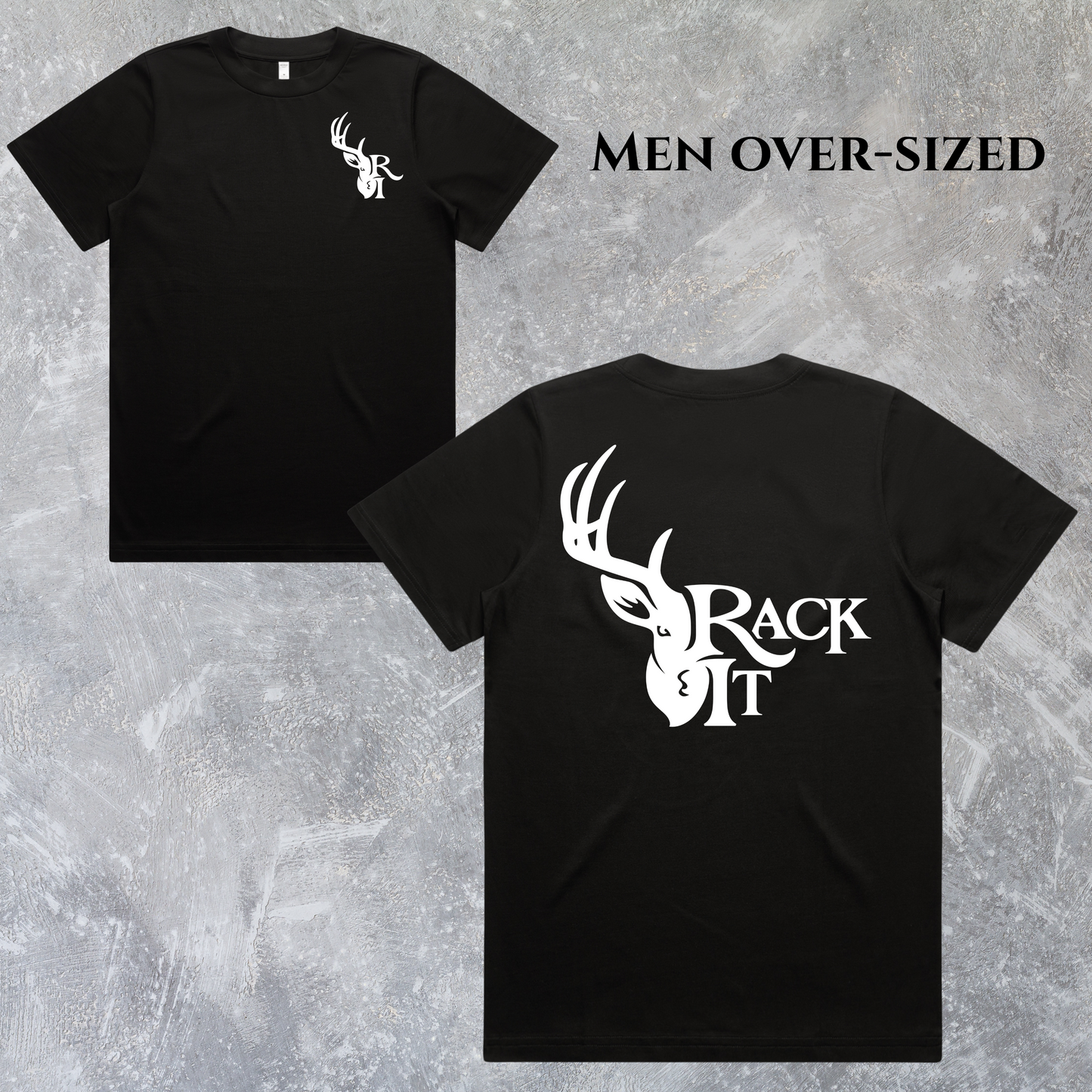 Oversized Tee Signature Black