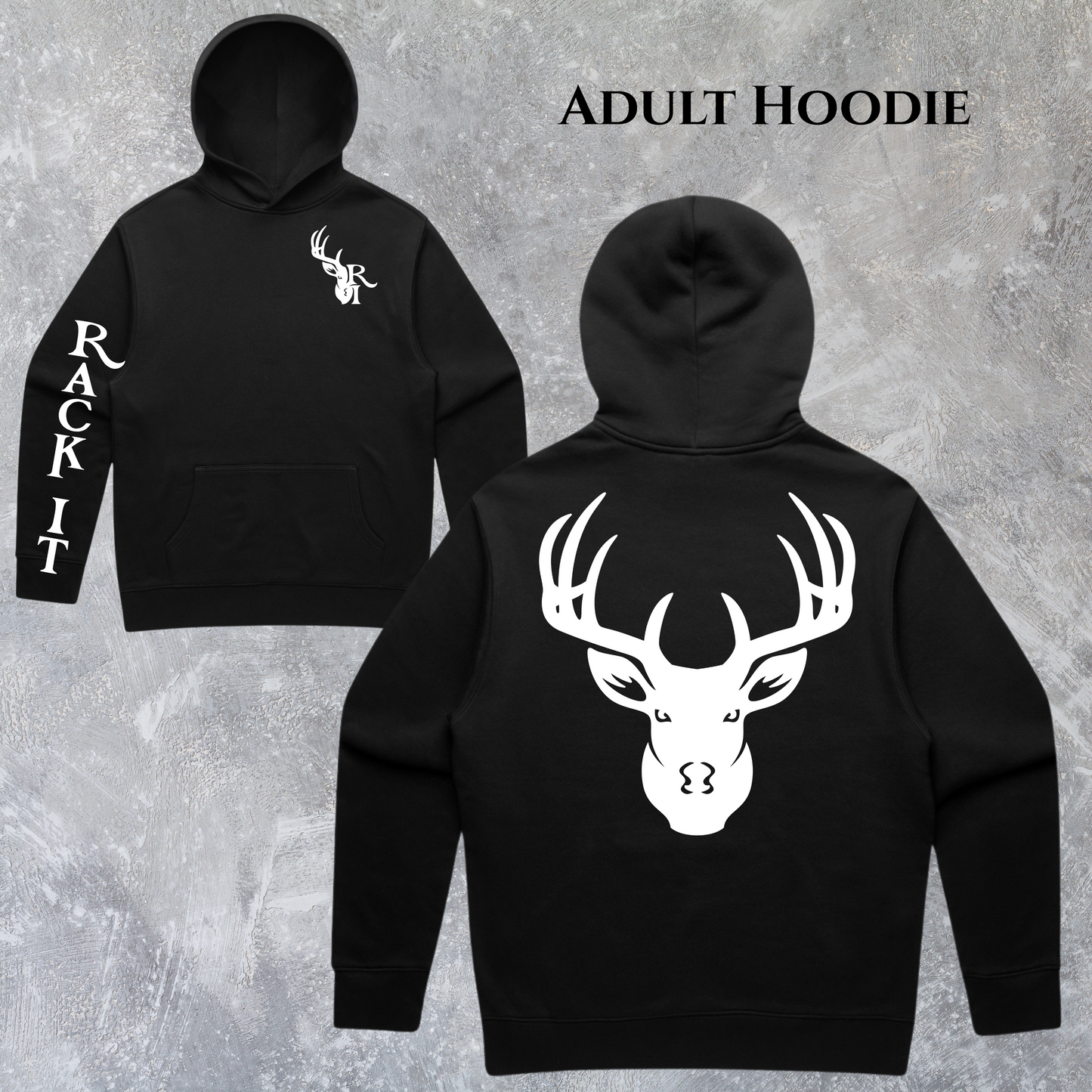 Signature Hoodie Black/White