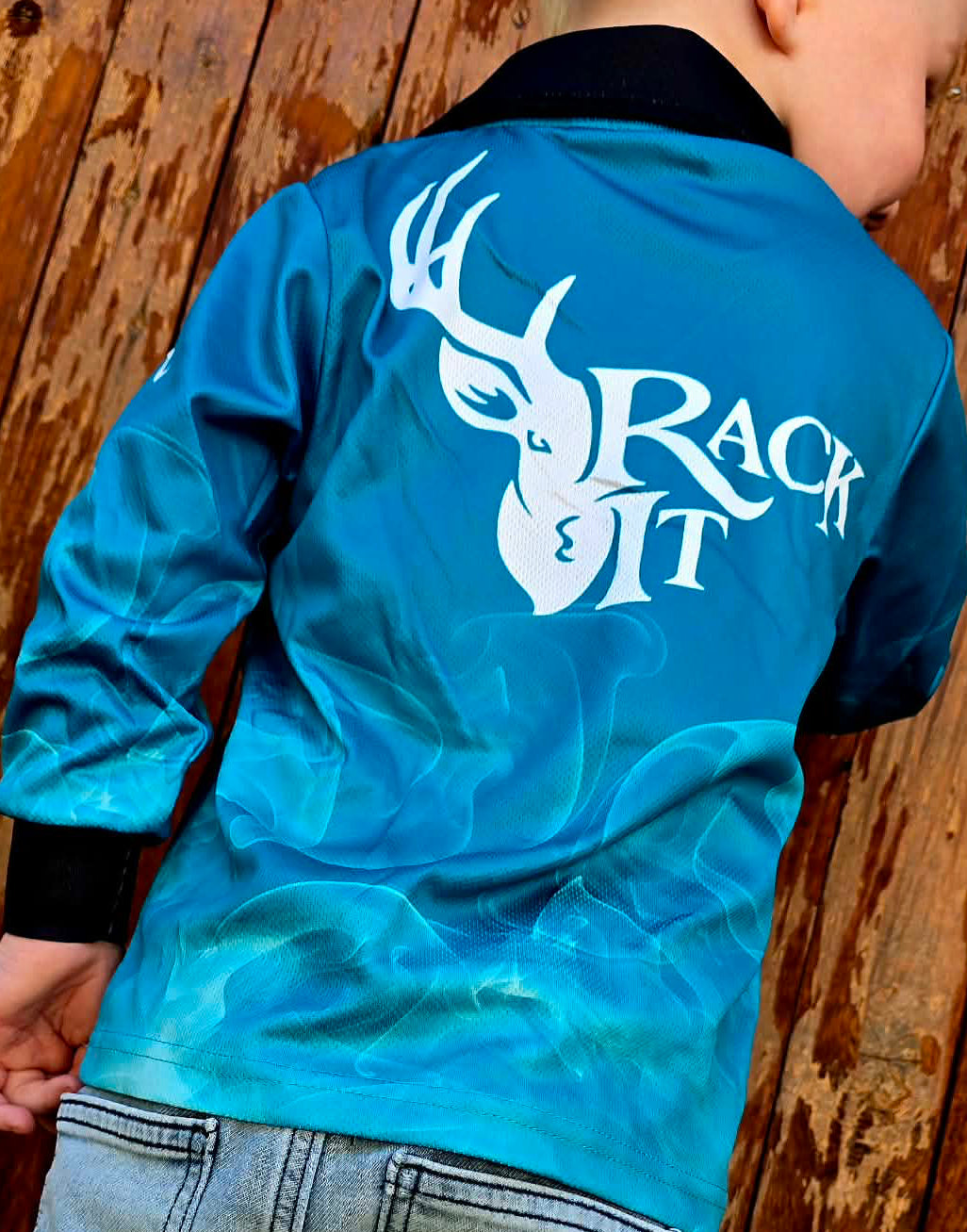 Teal Adult Fishing Shirt