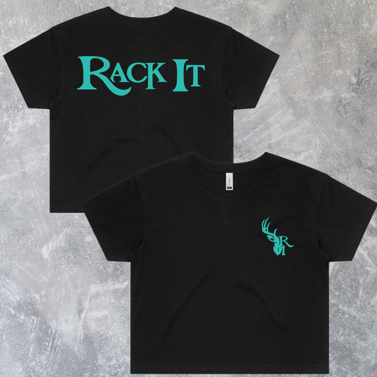 Crop Tee Dusty Black