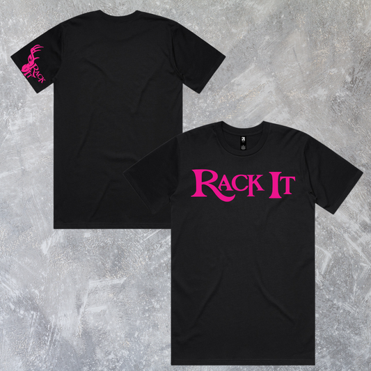 Classic Tee Rack It Midnight Black/Pink