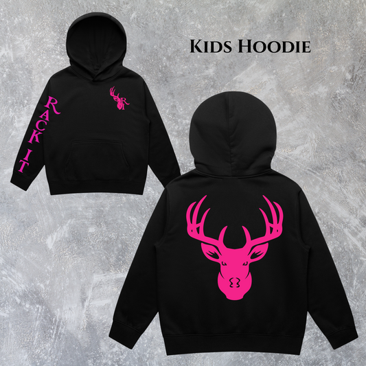 Kids Hoodie Black/Pink