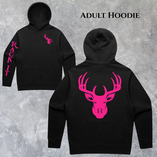 Signature Women's Hoodie Black/Pink
