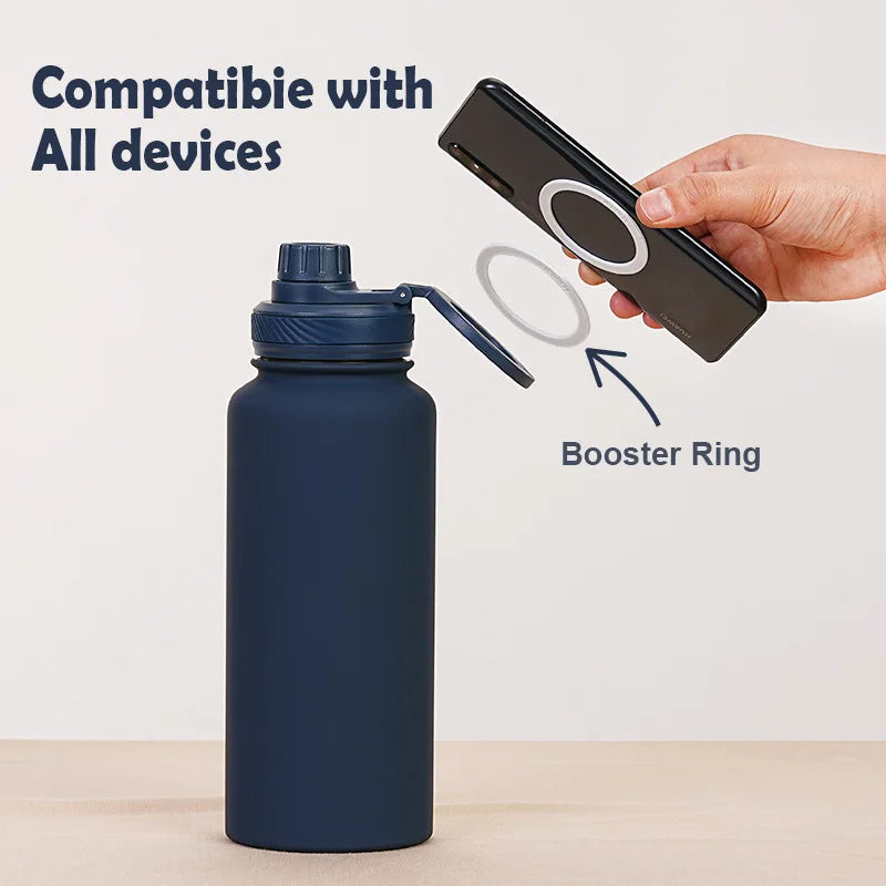 Magnetic 1L Stainless steel Drink Bottle