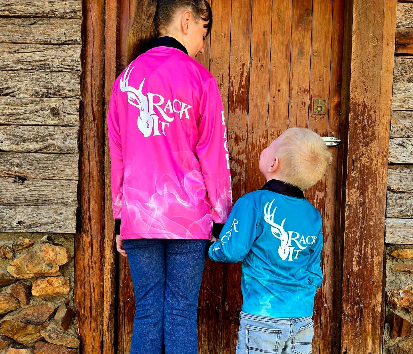 Pink Kids Fishing Shirt