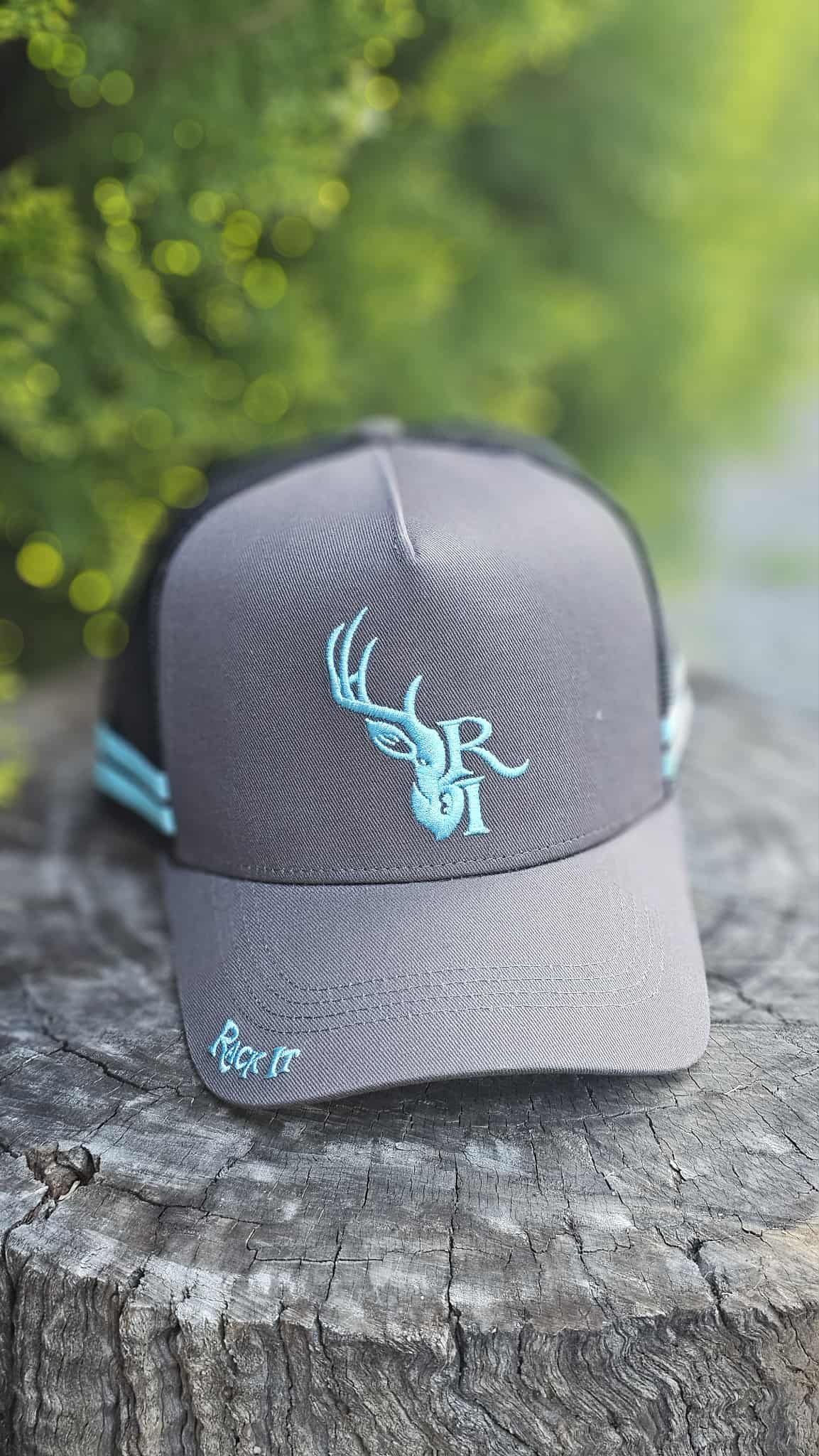 Signature Cap Grey and Blue (H)